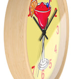 Wall Clock v2 Vivid Yellow