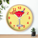 Wall Clock v2 Vivid Yellow