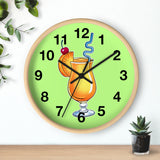 Wall Clock v5 Vivid Green