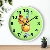 Wall Clock v5 Vivid Green
