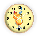 Wall Clock v5 Yellow