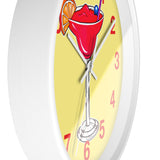 Wall Clock v2 Vivid Yellow
