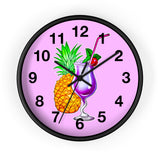 Wall Clock v4 Pink