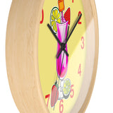 Wall Clock v3 Vivid Yellow