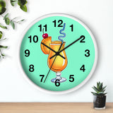 Wall Clock v5 Light Teal