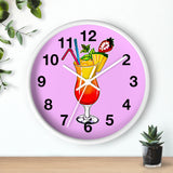 Pink Wall Clock