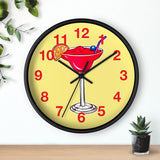 Wall Clock v2 Vivid Yellow