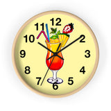 Yellow Wall Clock