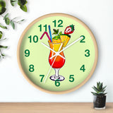 Green Wall Clock