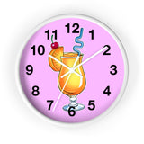 Wall Clock v5 Pink
