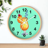 Wall Clock v5 Light Teal