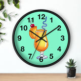 Wall Clock v5 Light Teal