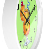 Wall Clock v5 Vivid Green