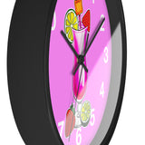 Wall Clock v3 Vivid Pink