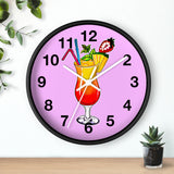 Pink Wall Clock