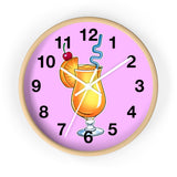 Wall Clock v5 Pink