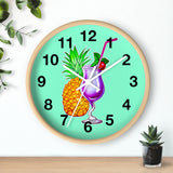 Wall Clock v4 Light Teal