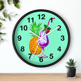 Wall Clock v4 Light Teal