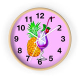 Wall Clock v4 Pink