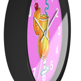 Wall Clock v5 Vivid Pink