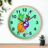 Wall Clock v4 Light Teal