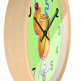 Wall Clock v5 Vivid Green