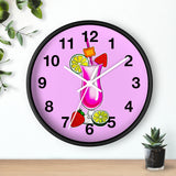 Wall Clock v3 Pink