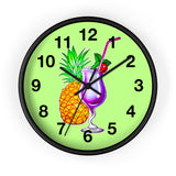 Wall Clock v4 Vivid Green