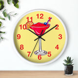 Wall Clock v2 Vivid Yellow