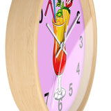 Pink Wall Clock
