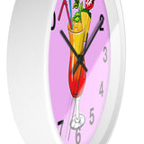 Pink Wall Clock