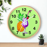 Wall Clock v4 Vivid Green