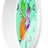 Wall Clock v4 Light Teal