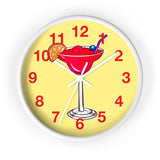 Wall Clock v2 Vivid Yellow