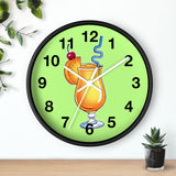 Wall Clock v5 Vivid Green