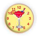 Wall Clock v2 Vivid Yellow