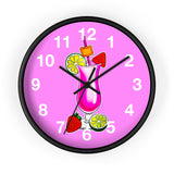 Wall Clock v3 Vivid Pink