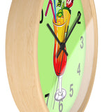 Vivid Green Wall Clock