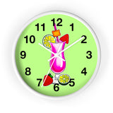 Wall Clock v3 Vivid Green