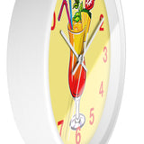 Vivid Yellow Wall Clock