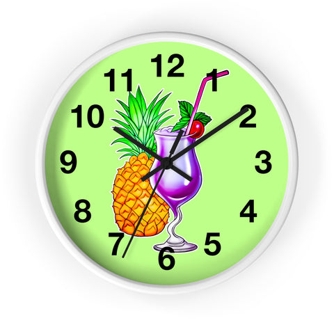 Wall Clock v4 Vivid Green