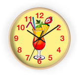 Vivid Yellow Wall Clock