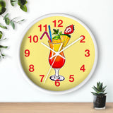 Vivid Yellow Wall Clock