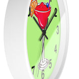 Wall Clock v2 Vivid Green