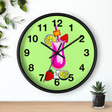 Wall Clock v3 Vivid Green