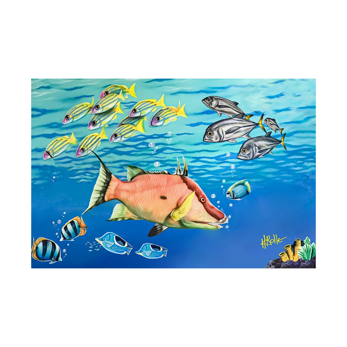Matte horizontal posters art ready