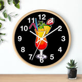 Black Wall Clock