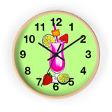 Wall Clock v3 Vivid Green