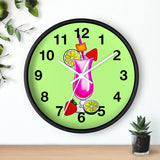 Wall Clock v3 Vivid Green