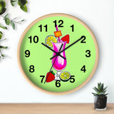 Wall Clock v3 Vivid Green